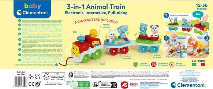 Produktbild Clementoni Baby Animal Train Interactive 3in1