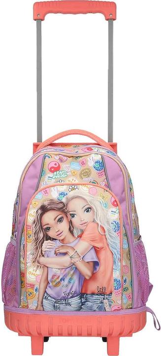 Produktbild Top Model Topmodel - TOPModel School Backpack Trolley GIRL POWER - Beige, Lilac, Coral - 34x24x50 cm (413286) (28 l)