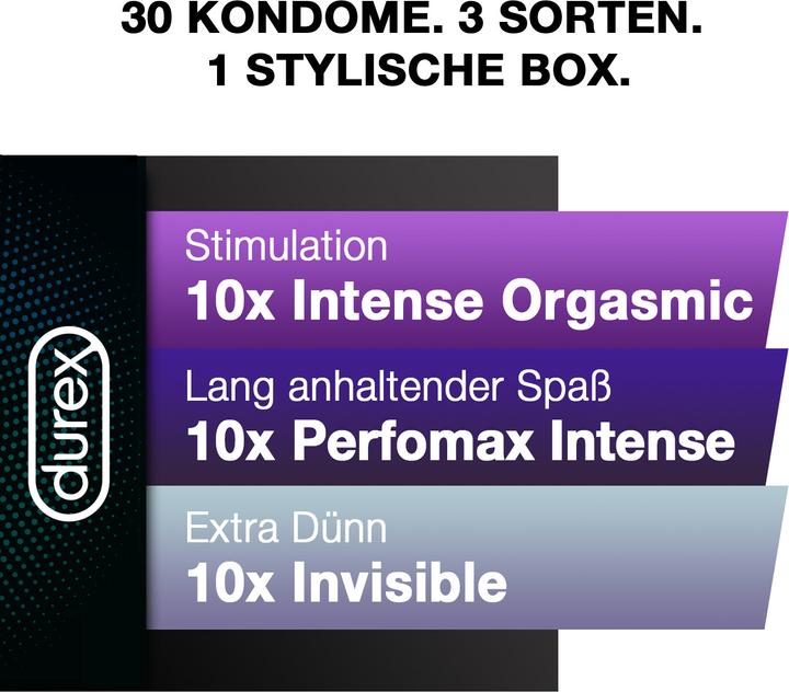 Actual product image Durex Suprise Me Deluxe Black Box (3 pcs.)