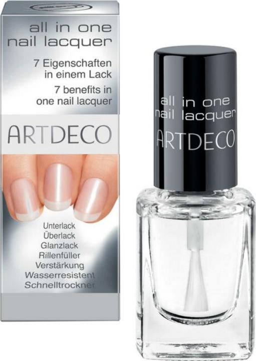 Actual product image Artdeco Nail Care All In One Nail Lacquer 61744 (Transparent, Colour paint)