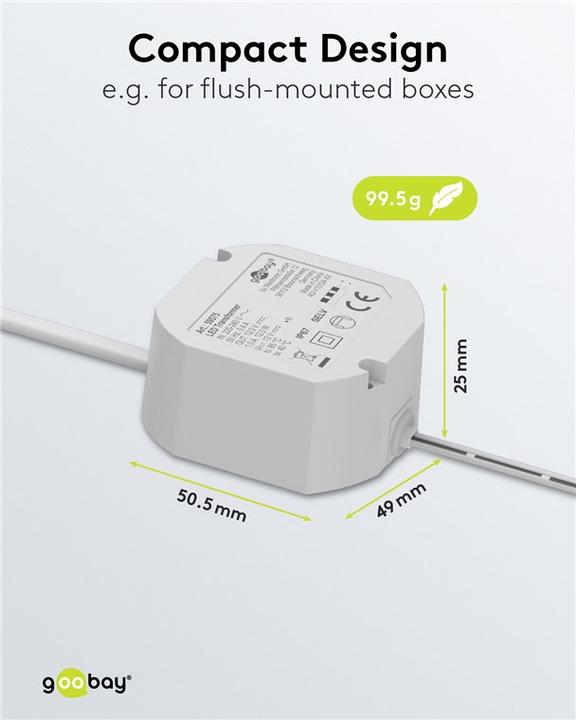 Produktbild Goobay LED-Trafo 12 V/12 W