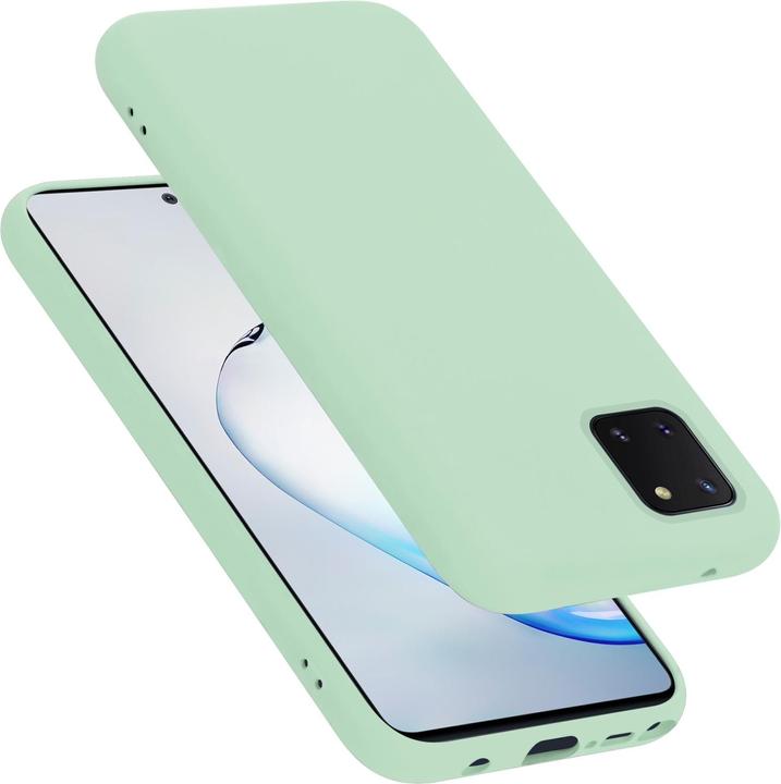 Actual product image Cadorabo TPU Liquid Silicone Case Cover (Samsung Galaxy A81)