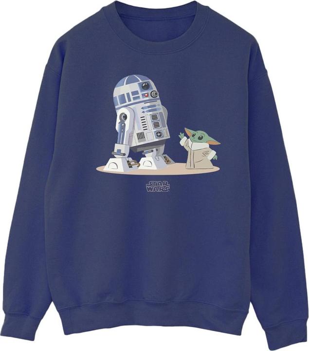 Star Wars The Mandalorian R2D2 And Grogu Sweatshirt (L)