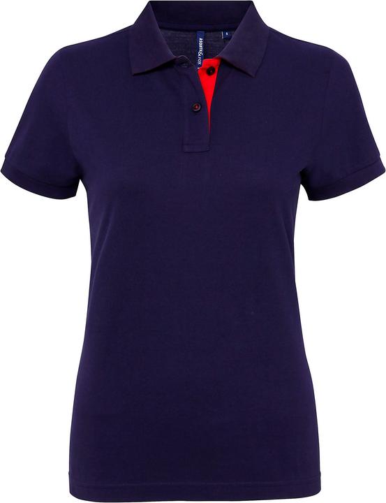 Image du produit Asquith & Fox Polo contrasté à manches courtes (XL)