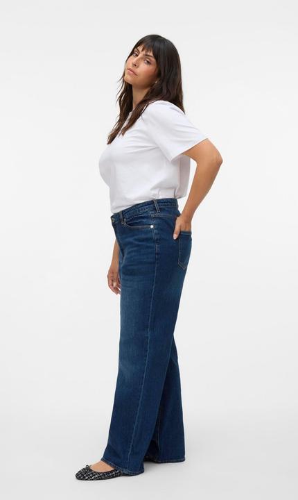Actual product image Vero Moda VMTESSA Hohe Taille Weiter Beinschnitt Jeans Weit geschnitten (46)
