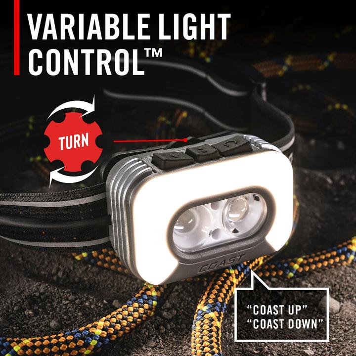 Image du produit Coast RL35R Lampe frontale rechargeable avec commande vocale 1000 lumens (1100 lm)