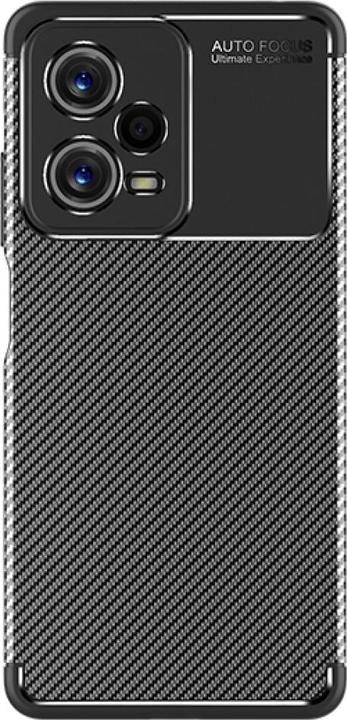 Actual product image Screenguard Xiaomi Redmi Note 12 Pro 5G Cover Carbon Design TPU Case (Xiaomi Redmi Note 12 Pro 5G)