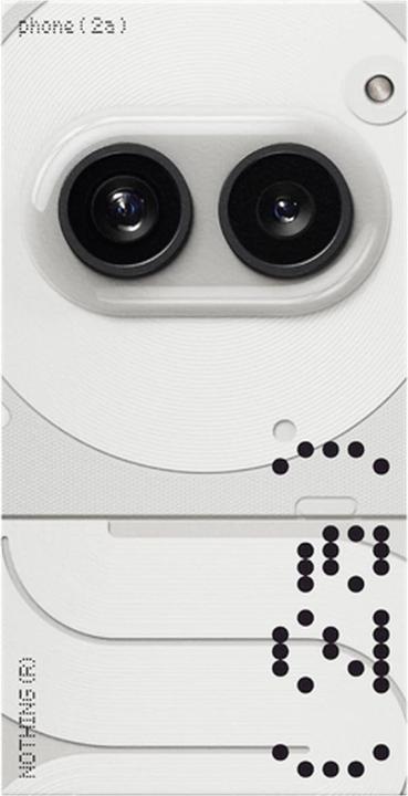 Actual product image Nothing Phone (2a) (256 GB, White, 6.70", Dual SIM, 50 Mpx, 5G)