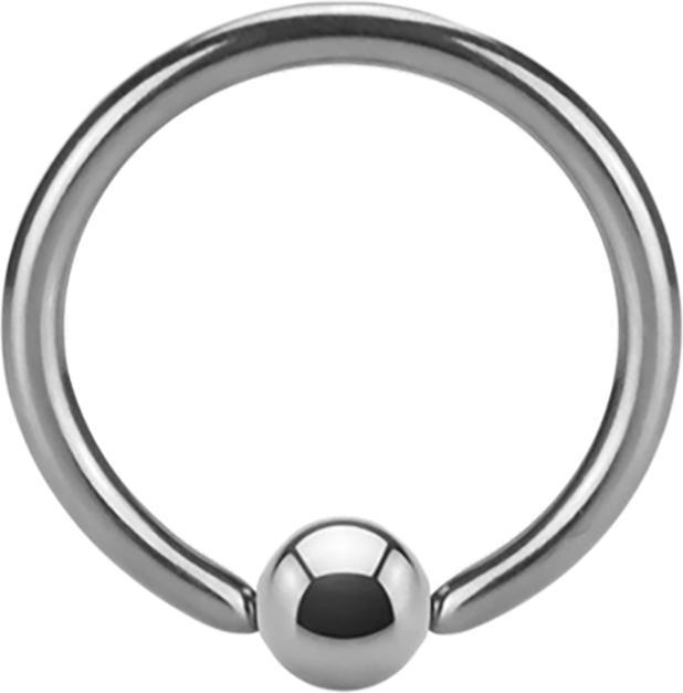 Actual product image Star Piercing Ball Closure Ring High Polished (Surgical steel 316L, without brass)