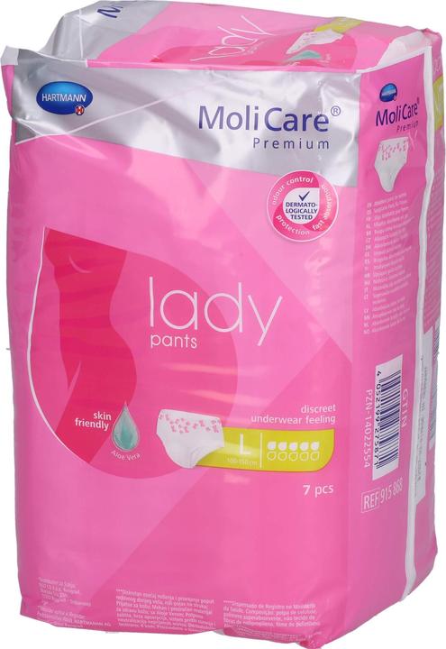 Immagine prodotto MoliCare Lady Pants 5 Pantaloni per l'incontinenza (7 x, L)