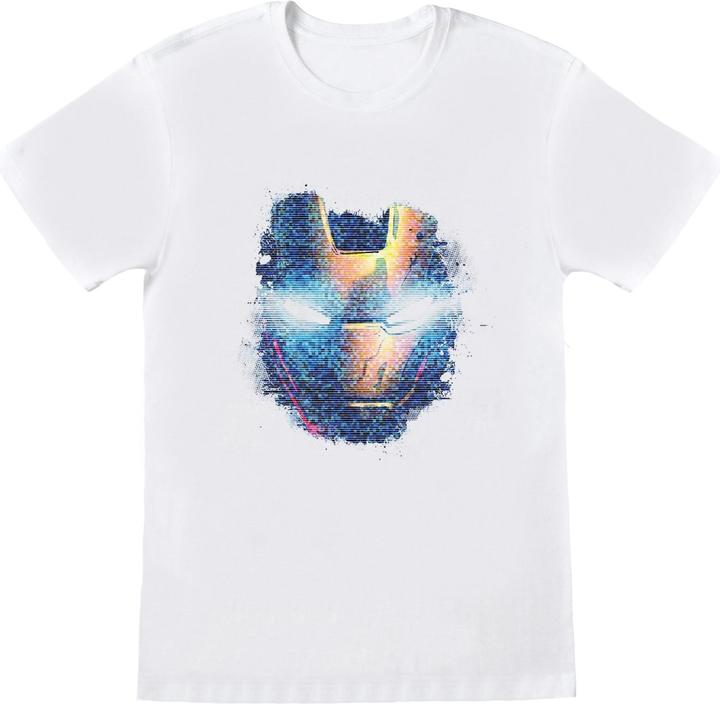 Avengers Iron Man Distressed Head TShirt Jungen