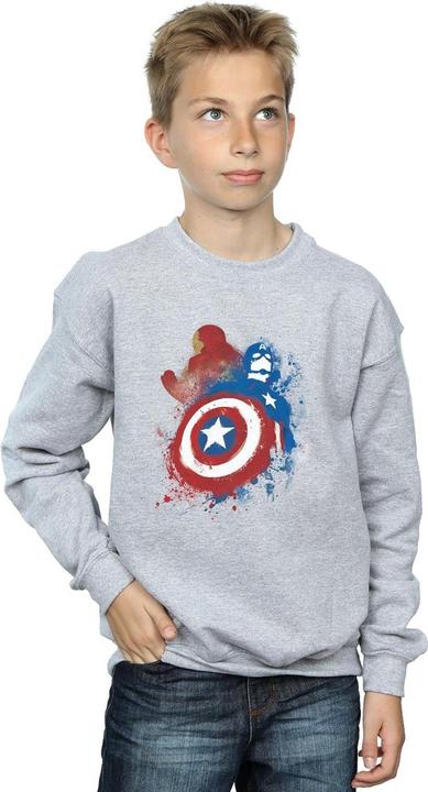 Immagine prodotto Captain America Civil War Painted Vs Iron Man Felpa Ragazzi (152, 158)