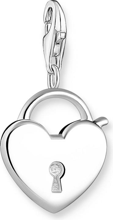 Produktbild Thomas Sabo Charm-Anhänger Schlossherz silber (925er Silber)