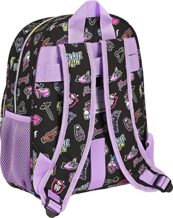 Produktbild Monster High Schulrucksack Creep Schwarz 28 x 34 x 10 cm
