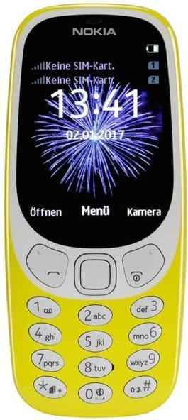 Produktbild Nokia 3310 (2017) 2g (2.40", 2 Mpx, 2G)
