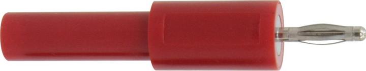 Actual product image Donau Adapter Plug 2mm Socket 4mm Red