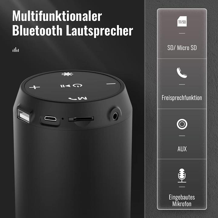 Actual product image Elehot Portable LED Music Box (14 h)