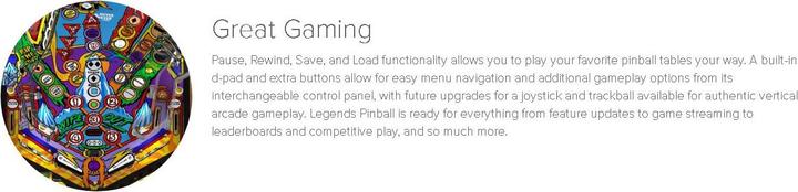 Produktbild AtGames Legends Pinball Machine