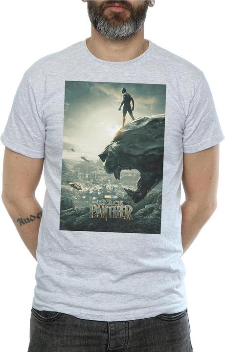 Produktbild Black Panther Poster TShirt (XXL)
