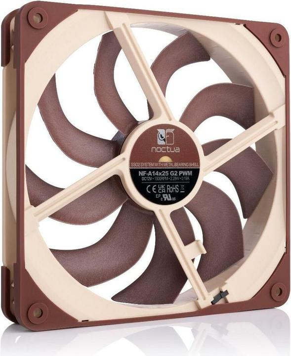 Actual product image Noctua NF-A14x25 G2 PWM (140 mm, 1 x)