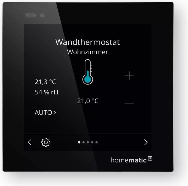 Produktbild EQ-3 Homematic IP Wired Glasdisplay-plus HmIPW-WGD-PL