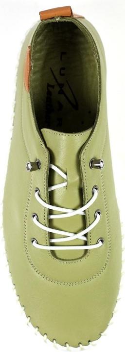 Actual product image Lunar Womens/Ladies St Ives Leather Plimsolls (36)