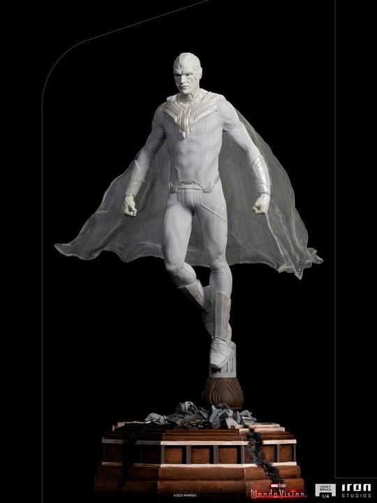 Actual product image Iron Studios WandaVision statuette Legacy Replica 1/4 White Vision 70 cm
