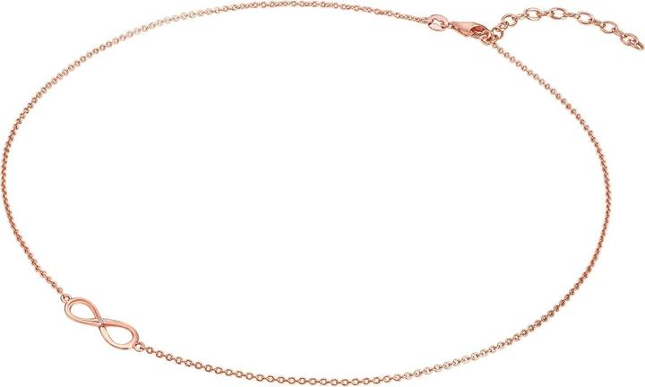 Actual product image Lulu & Jane Infinity Sterling Silver Diamond Rose Gold - 33502 (Sterling Silver)