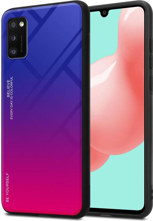 Actual product image Cadorabo TPU 2 colors glass cover (Samsung Galaxy A41)