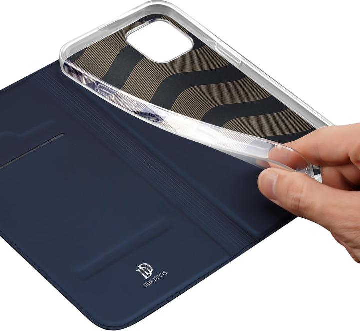 Actual product image Dux Ducis Skin Pro Wallet Case for iPhone 15 Plus - Blue (Apple iPhone 15 Plus)
