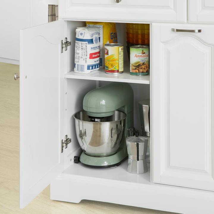 Immagine prodotto SoBuy Isola della cucina Carrello da cucina con portabottiglie
