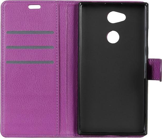 Produktbild MU Classic Bookcover Hülle mit Litchitextur (Sony Xperia L2)