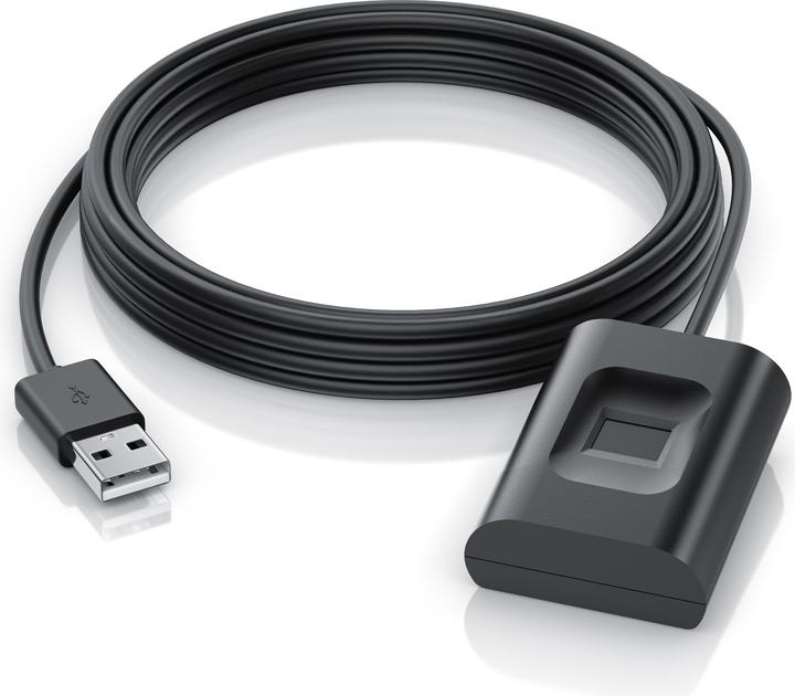 CSL Fingerprint sensor, USB fingerprint reader, 10 IDs, all-round recognition, plug & play, for Win