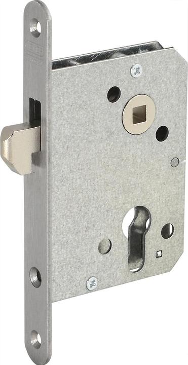 Assa Abloy Sliding door lock Hook lock for sliding doors PZW | DM 55 | VK 8mm | stainless steel (Dummy cylinders)