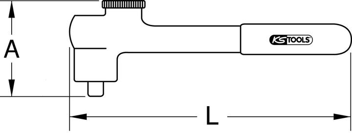 Immagine prodotto KS Tools Cricchetto reversibile isolato da 1/4"", 32 denti (1/4")