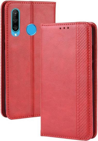 Produktbild MU Style Vintage Style Leder Bookcover Hülle (Honor 20 Lite)