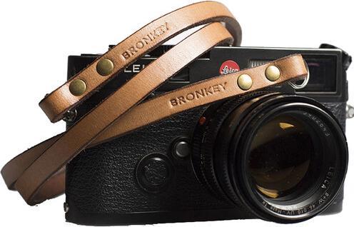Bronkey Berlin Leather strap Hellbraun, 120 cm