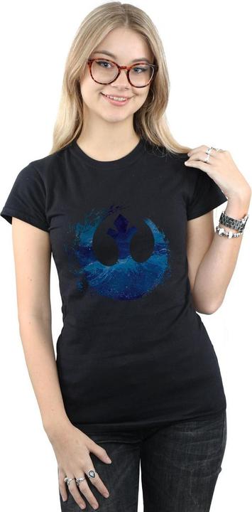Produktbild Star Wars The Rise Of Skywalker Resistance Symbol Wave TShirt (XXL)