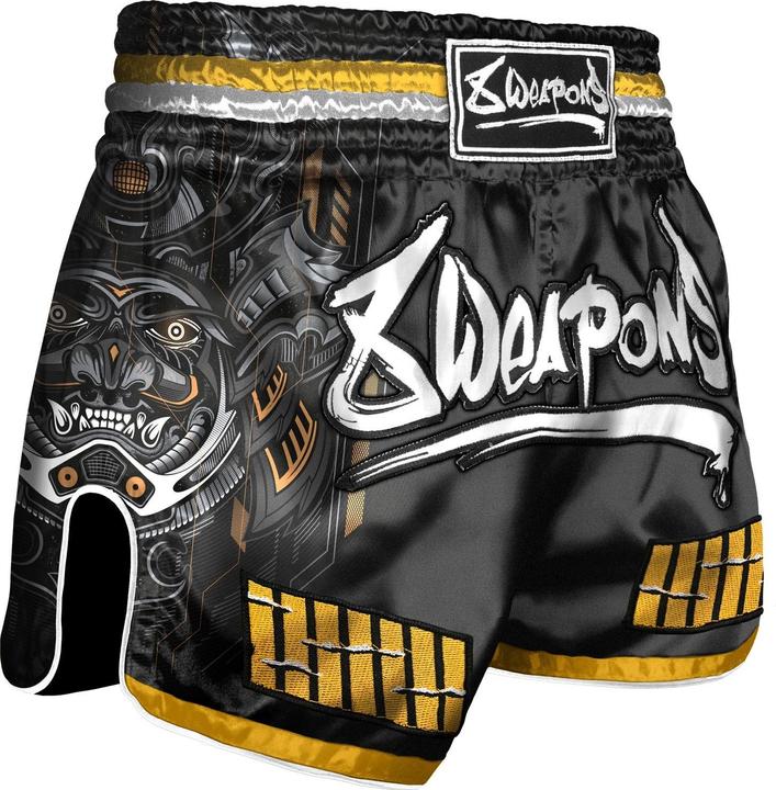 8Weapons 8 WEAPONS Muay Thai Shorts - Samurai 2.0 gold L (L)