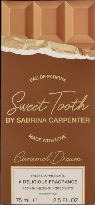 Actual product image Sabrina Carpenter Caramel Dream Perfume Eau De Parfum 75ml (Eau de parfum, 75 ml)