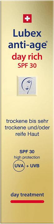 Image du produit Lubex anti-age Day Rich (50 ml, Crème de jour, SPF 30)