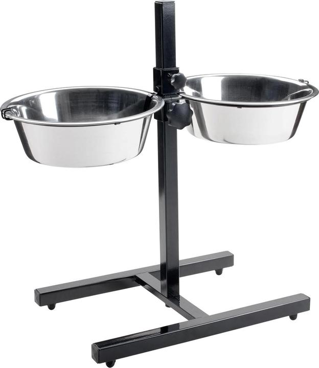 Image du produit Hunter Bar pour chiens Basic avec 2 écuelles en acier inoxydable (1.80 l)