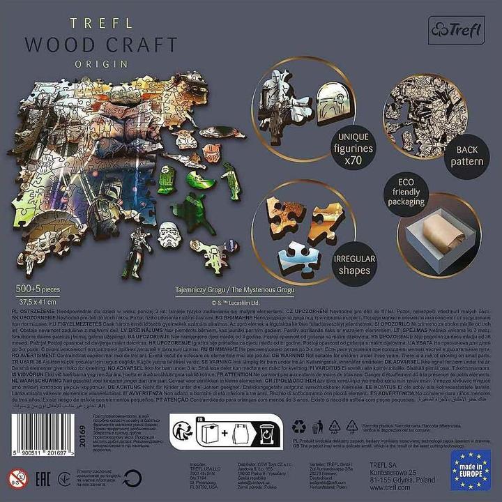 Produktbild Trefl Holz Puzzle Sonderform 500+5 Star Wars (505 Teile)
