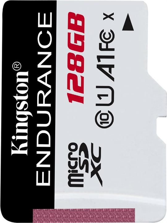 Immagine prodotto Kingston MicroSD 128GB Endurance (128 GB, microSDXC, U1, UHS-I)