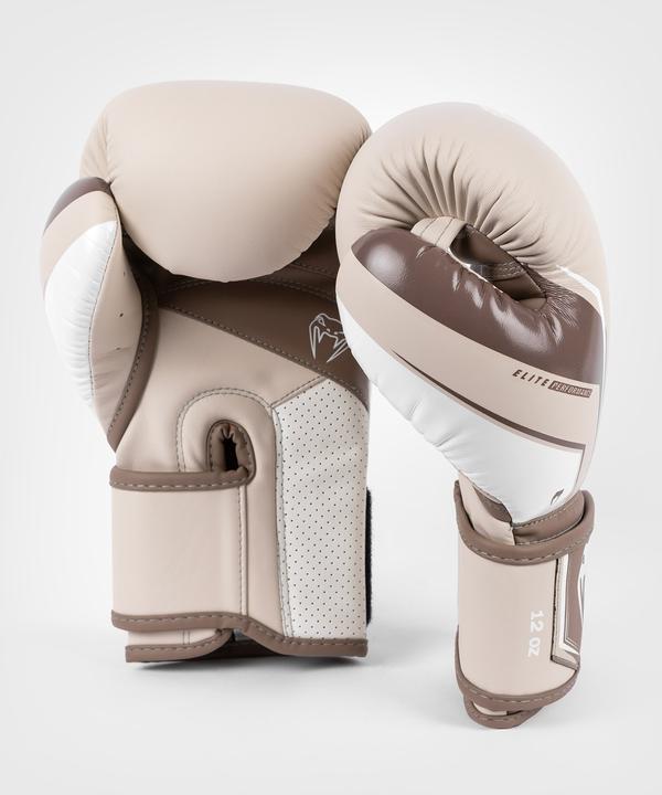 Actual product image Venum Elite Evo Boxing Gloves - Sand - 16 Oz (16 OZ)