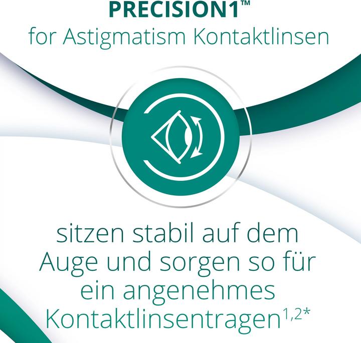 Image du produit Precision1 pour l'astigmatisme - 30 (30 pièce(s), Lentille journalière, Torique)