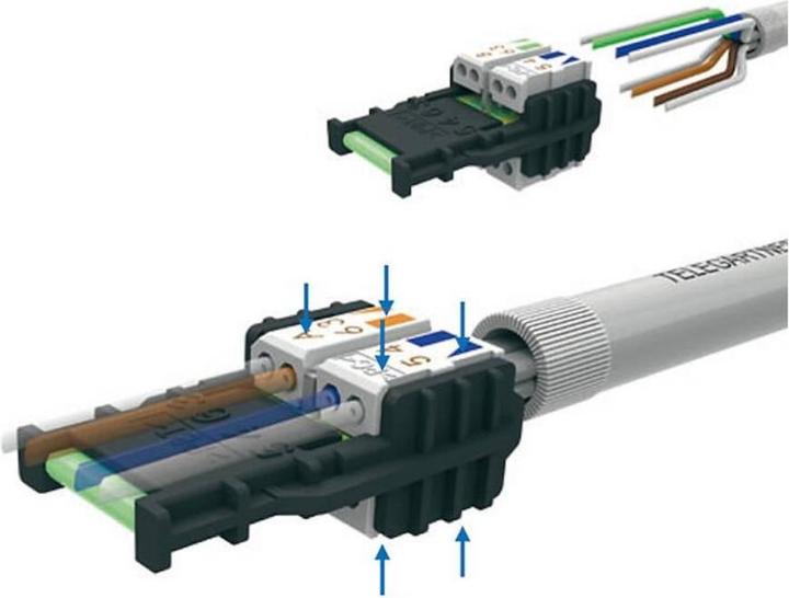 Actual product image Telegärtner RJ45 connector plug 6A shielded