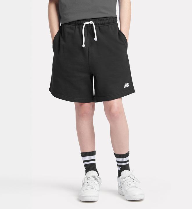 Actual product image New Balance B French Terry Small Logo Short (14, 15)