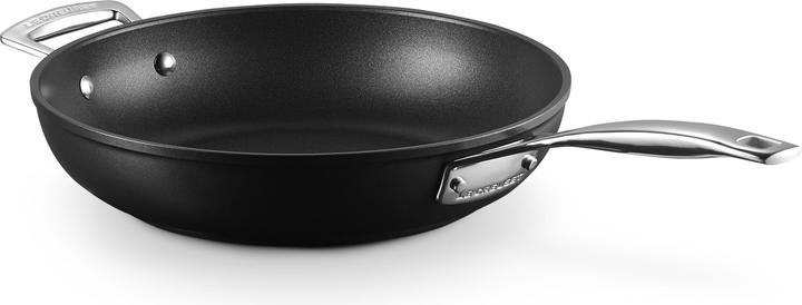 Le Creuset 51101280010202 Pfanne Allzweckpfanne Rund (Bratpfanne, Aluminium, Edelstahl)