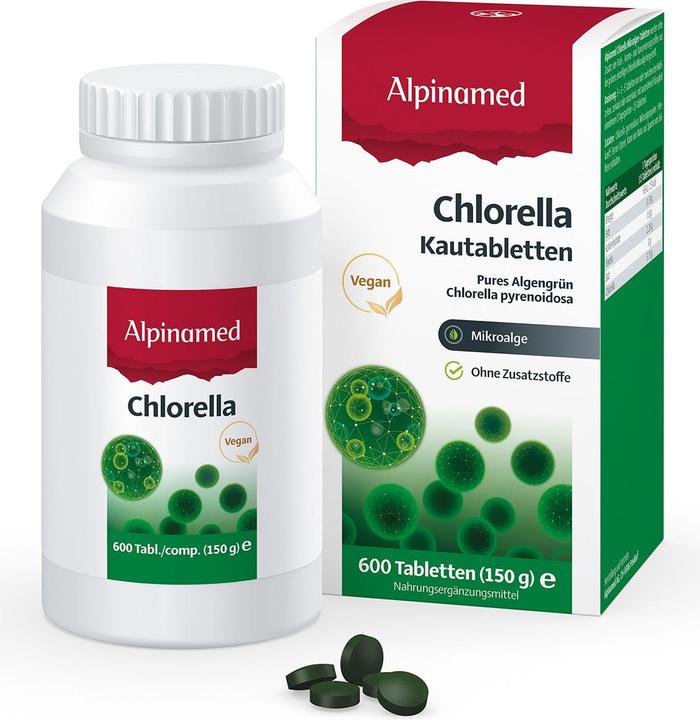 Actual product image Alpinamed Chlorella Tabl (600 Piece, Pills, 212 g)